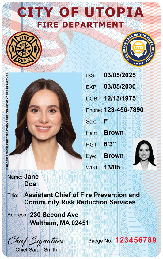 U.S. Fire — Vertical (sample)